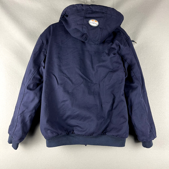 Rasco FR Fire Flame Resistant Hooded Jacket CAT 4 Duck Canvas Quilted Medium - Picture 10 of 14